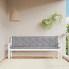 Stella Homewares Garden Bench Cushions 2pcs Grey 200x50x7cm Oxford Fabric