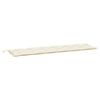 Stella Homewares Garden Bench Cushions 2pcs Cream White 200x50x7cm Oxford Fabric