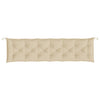 Stella Homewares Garden Bench Cushions 2 pcs Beige 200x50x7 cm Oxford Fabric