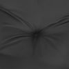 Stella Homewares Garden Bench Cushions 2pcs Black 200x50x7cm Oxford Fabric
