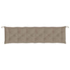 Stella Homewares Garden Bench Cushions 2 pcs Taupe 200x50x7 cm Oxford Fabric