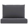 Stella Homewares Pallet Cushions 2 pcs Anthracite Oxford Fabric