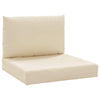 Stella Homewares Pallet Cushions 2 pcs Beige Oxford Fabric