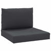 Stella Homewares Pallet Cushions 2 pcs Black Oxford Fabric