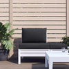 Stella Homewares Pallet Cushions 2 pcs Black Oxford Fabric