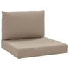 Stella Homewares Pallet Cushions 2 pcs Taupe Oxford Fabric