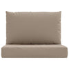 Stella Homewares Pallet Cushions 2 pcs Taupe Oxford Fabric