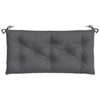 Stella Homewares Garden Bench Cushion Anthracite 110x50x7 cm Oxford Fabric