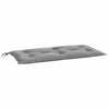 Stella Homewares Garden Bench Cushion Grey 110x50x7 cm Oxford Fabric