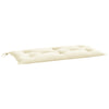 Stella Homewares Garden Bench Cushion Cream White 110x50x7 cm Oxford Fabric