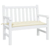 Stella Homewares Garden Bench Cushion Cream White 110x50x7 cm Oxford Fabric