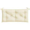 Stella Homewares Garden Bench Cushion Cream White 110x50x7 cm Oxford Fabric