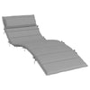 Stella Homewares Sun Lounger Cushion Grey 180x60x4 cm Oxford Fabric