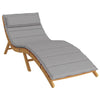 Stella Homewares Sun Lounger Cushion Grey 180x60x4 cm Oxford Fabric