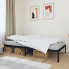 Stella Homewares Metal Bed Frame without Mattress Black 107x203 cm King Single