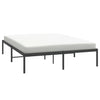 Stella Homewares Metal Bed Frame without Mattress Black 150x200 cm