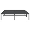 Stella Homewares Metal Bed Frame without Mattress Black 150x200 cm