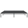 Stella Homewares Metal Bed Frame without Mattress Black 183x203 cm King