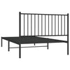 Stella Homewares Metal Bed Frame without Mattress with Headboard Black 107x203 cm King Single