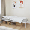 Stella Homewares Metal Bed Frame without Mattress White 90x190 cm