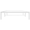 Stella Homewares Metal Bed Frame without Mattress White 107x203 cm King Single
