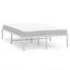 Stella Homewares Metal Bed Frame without Mattress White 135x190 cm