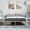 Stella Homewares Metal Bed Frame without Mattress White 135x190 cm