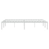Stella Homewares Metal Bed Frame without Mattress White 135x190 cm