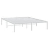 Stella Homewares Metal Bed Frame without Mattress White 150x200 cm
