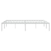 Stella Homewares Metal Bed Frame without Mattress White 150x200 cm