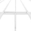 Stella Homewares Metal Bed Frame without Mattress White 150x200 cm