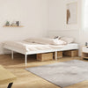 Stella Homewares Metal Bed Frame without Mattress with Headboard White 183x203 cm King