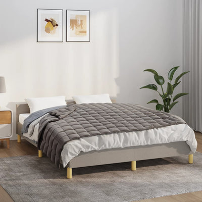Stella Homewares Weighted Blanket Grey 152x203 cm 11 kg Fabric