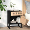 Stella Homewares Bedside Cabinets 2 pcs Black 40x30x55.5 cm Engineered Wood&Iron