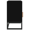 Stella Homewares Bedside Cabinets 2 pcs Black 40x30x55.5 cm Engineered Wood&Iron