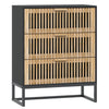 Stella Homewares Sideboard Black 60x30x75 cm Engineered Wood