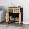 Stella Homewares Sideboard Black 60x30x75 cm Engineered Wood