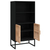 Stella Homewares Highboard Black 60x35x125 cm Engineered Wood