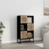 Stella Homewares Highboard Black 70x35x125 cm Engineered Wood