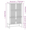 Stella Homewares Highboard 70x35x125 cm Engineered Wood