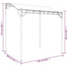 Stella Homewares Canopy Cream 2x2.3 m 180 g/m² Fabric and Steel