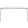 Stella Homewares Canopy Cream 4x3 m 180 g/m² Fabric and Steel