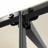 Stella Homewares Canopy Cream 4x3 m 180 g/m² Fabric and Steel