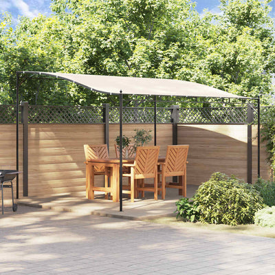 Stella Homewares Canopy Cream 4x3 m 180 g/m² Fabric and Steel