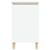 Stella Homewares Bedside Cabinets 2 pcs White 40x35x70 cm Engineered Wood