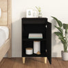 Stella Homewares Bedside Cabinet Black 40x35x70 cm Engineered Wood