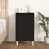 Stella Homewares Bedside Cabinet Black 40x35x70 cm Engineered Wood