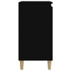 Stella Homewares Bedside Cabinets 2 pcs Black 40x35x70 cm Engineered Wood