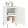 Stella Homewares Bedside Cabinet High Gloss White 40x35x70 cm Engineered Wood