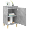 Stella Homewares Bedside Cabinet Concrete Grey 40x35x70 cm Engineered Wood
